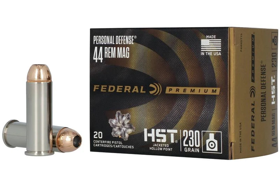 FEDERAL AMMUNITION 44 Rem Mag 230 gr JHP Personal Defense HST 20/Box
